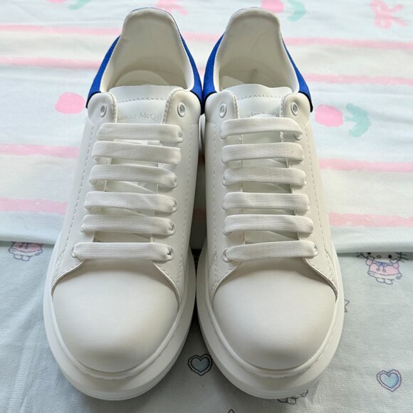 Alexander McQueen Wmns Oversized Sneaker White Ultramarine - Picture 7 of 7